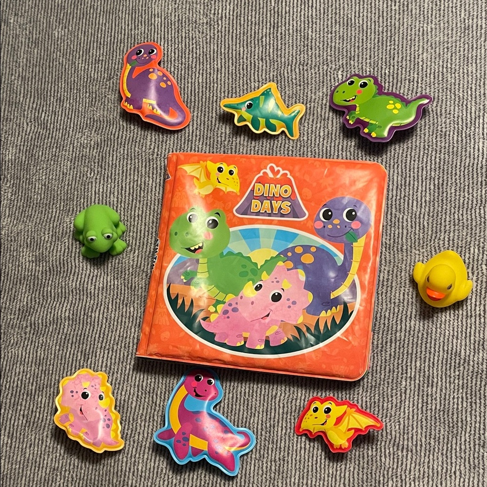 Dino Day Bath Time Book
